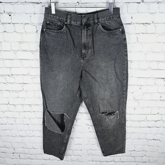 A.C.W. | high waist busted knee mom jeans - Picture 4 of 8